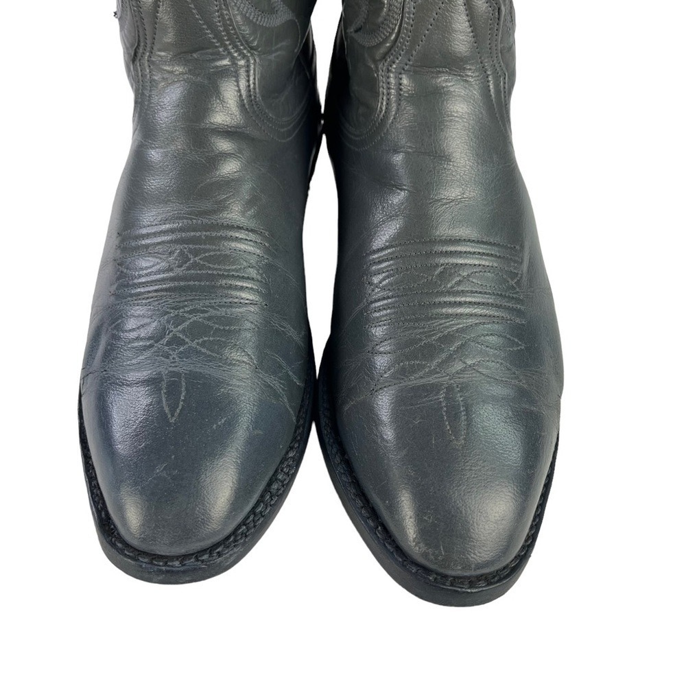 Nocona Boots‎ Mens Size 7 Gray Leather Western Cowboy - Picture 6 of 13
